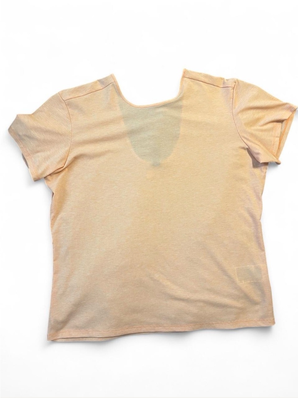 The North Face Women's Scoop-Back Short Sleeve Tee in Peach - Picture 3 of 7